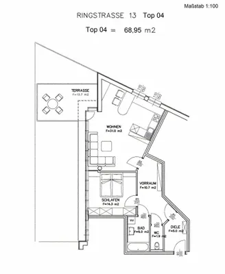 2-Zimmer-Wohnung mieten in Südoststeiermark – 68,95 m², € 898