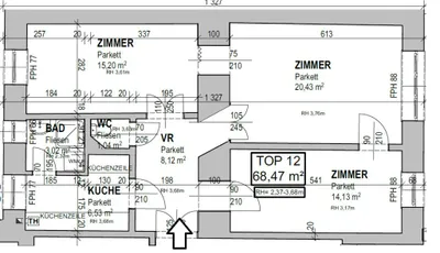 3-Zimmer-Wohnung kaufen in Wien – 68,47 m², € 449.000 – Bild 11 von 11