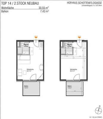 1-Zimmer-Wohnung mieten in Wien – 30,55 m², € 940 – Bild 12 von 12