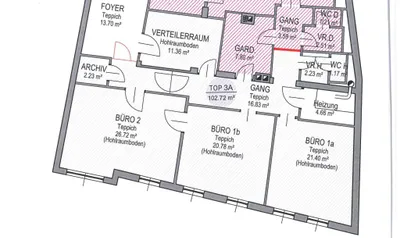 2-Zimmer-Gewerbeimmobilie mieten in Korneuburg – 62 m², € 750 – Bild 7 von 7