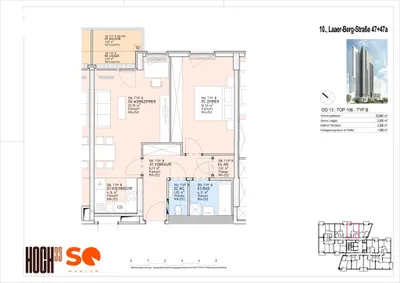 2-Zimmer-Wohnung kaufen in Wien – 57 m², € 299.000 – Bild 21 von 21