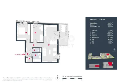 3-Zimmer-Wohnung kaufen in Bruck an der Leitha – 81,67 m², € 441.500 – Bild 17 von 17