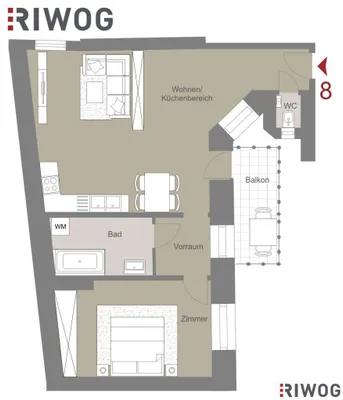 2-Zimmer-Wohnung kaufen in Wien – 62 m², € 399.000 – Bild 14 von 14