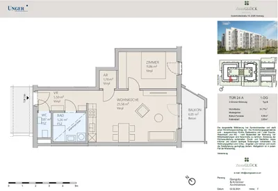 2-Zimmer-Wohnung mieten in Bruck an der Leitha – 52,13 m², € 899 – Bild 8 von 8