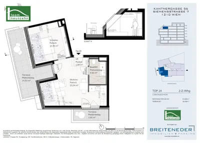 2-Zimmer-Wohnung kaufen in Wien – 43,66 m², € 335.000 – Bild 17 von 17