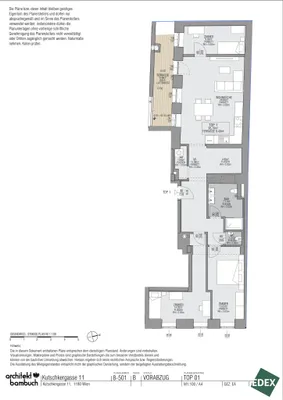 4-Zimmer-Wohnung kaufen in Wien – 95 m², € 730.000 – Bild 2 von 2