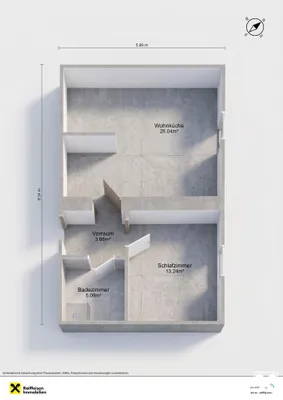 2-Zimmer-Wohnung kaufen in Scheibbs – 49,75 m², € 143.399 – Bild 14 von 14