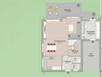 4-Zimmer-Haus kaufen in Wien – 124,48 m², € 1.049.900 – Bild 2 von 5