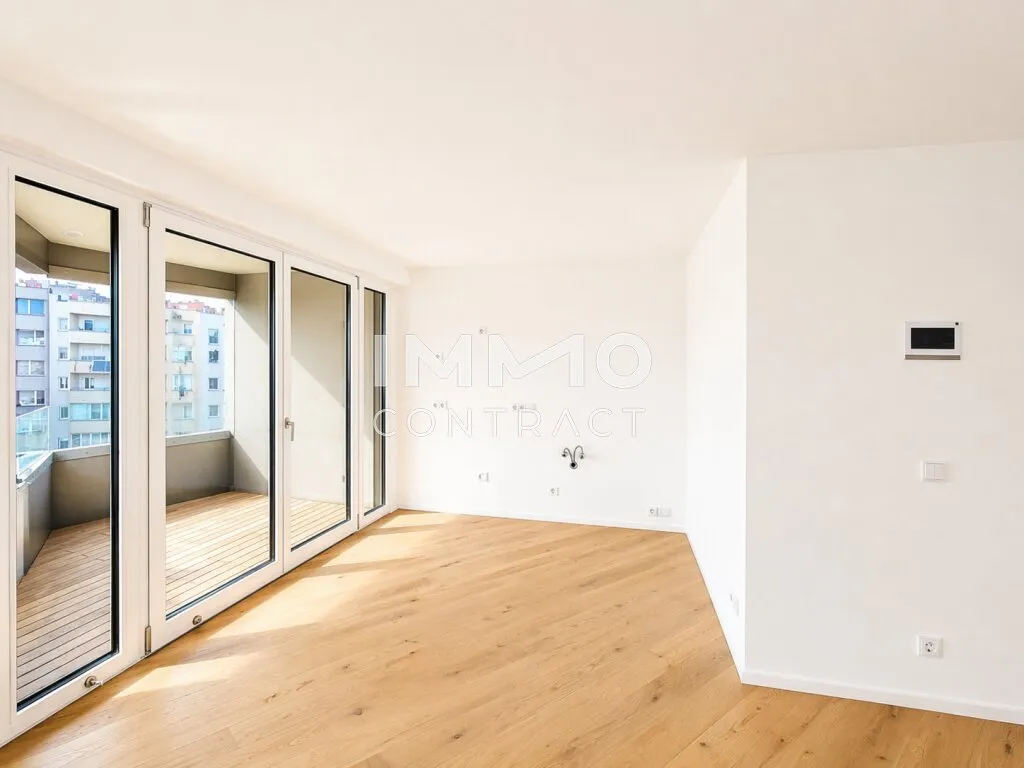 Provisionsfrei: 6. Stock - Kompakte Zweizimmer-Wohnung - Hauptbahnhof fertig zum Einziehen - Ansicht 2