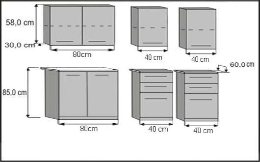 Küche 220 cm Kastanie matt, € 409,90 (1030 Wien) - willhaben