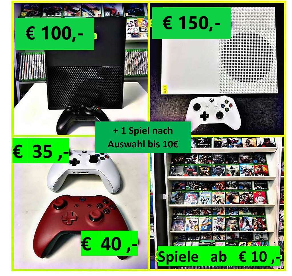 X BOX ONE S - X BOX ONE AB SOFORT BEI S GAMES & ELEKTRO, € 100,- (1110  Wien) - willhaben