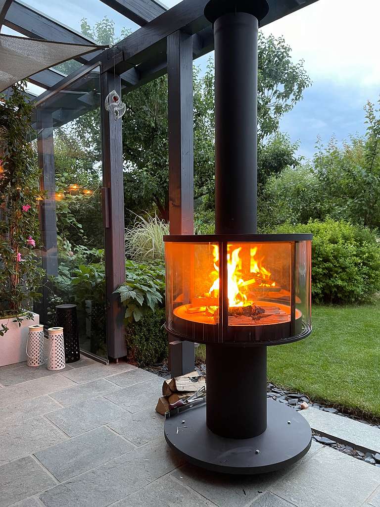 Feuerstelle "Ambiente" aus Edelstahl NEU 