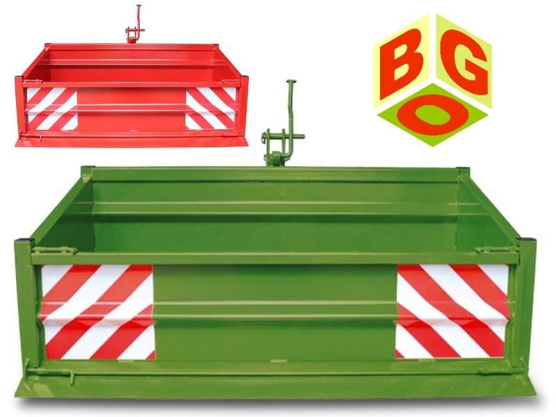 Große Auswahl Heckcontainer Mulden Transportbox von BGO für Traktor Trecker  Schlepper, € 599,- (17213 Wendhof - Landkreis - Malchow) - willhaben