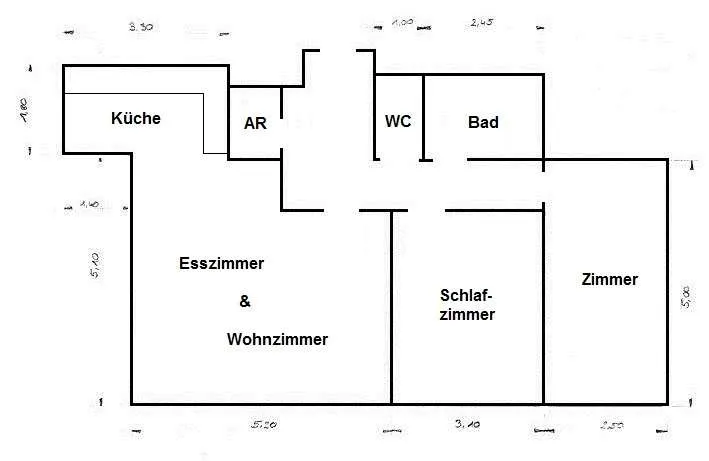 3 Zimmer Wohnung in bester Lage mit Blick auf den Rathausplatz - Ansicht 2
