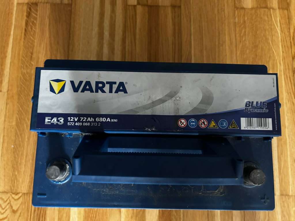 Varta E43 12V 72Ah 680A Autobatterie, € 50,- (2481 Achau) - willhaben