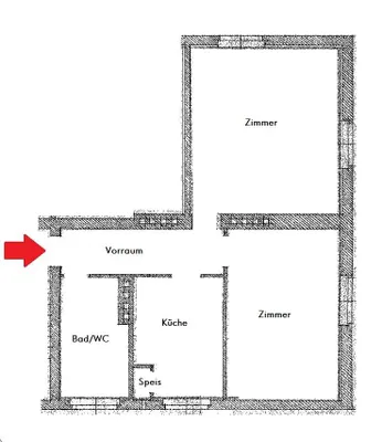 2-Zimmer-Wohnung mieten in Leoben – 52,7 m², € 228 – Bild 2 von 2