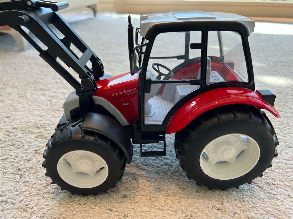 (verkauft) Lindner Spielzeug-Traktor GeoTrac (Metall/ Kunststoff)