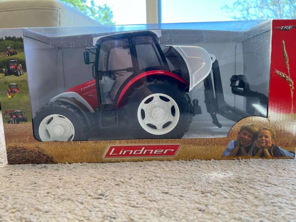 (verkauft) Lindner Spielzeug-Traktor GeoTrac (Metall/ Kunststoff)