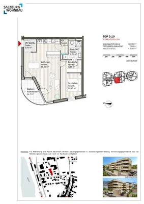 2-Zimmer-Wohnung kaufen in Hallein – 63 m², € 401.100 – Bild 9 von 9