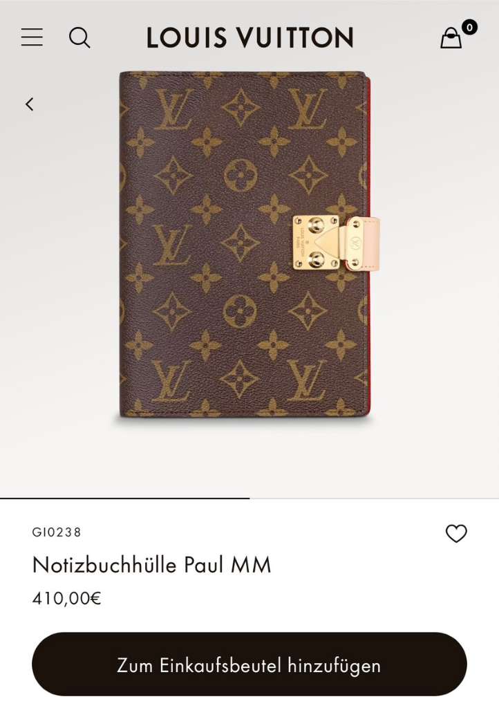 Shop Louis Vuitton MONOGRAM Notebook cover paul mm (GI0238) by ms.Paris