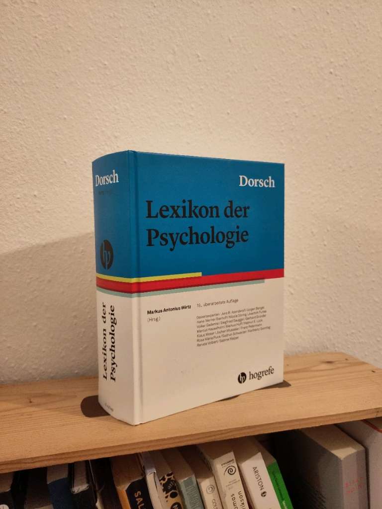 Lexikon der Psychologie - Dorsch (19. Auflage), € 49,- (6020