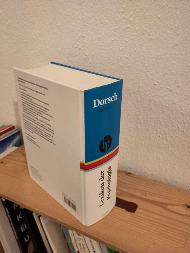 Lexikon der Psychologie - Dorsch (19. Auflage), € 49,- (6020