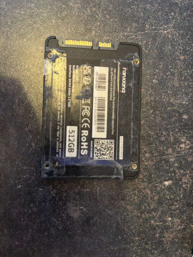 Fanxiang SATA SSD 512 GB, € 15,- (8786 Rottenmann) - willhaben