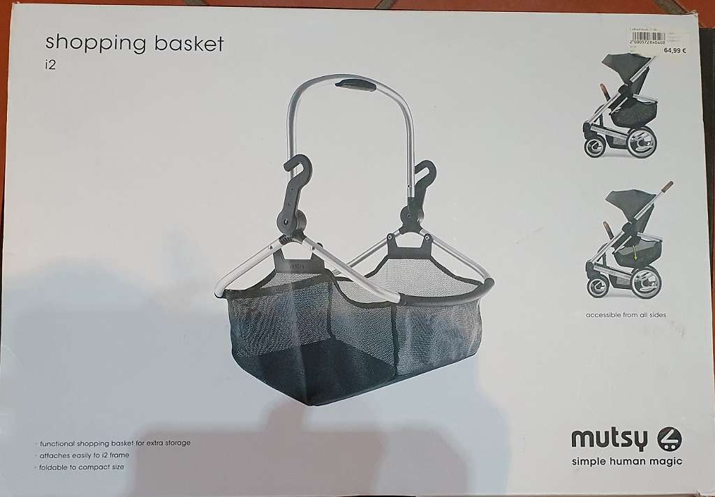 Mutsy igo outlet shopping basket