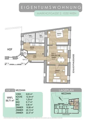3-Zimmer-Wohnung kaufen in Wien – 100,96 m², € 549.000 – Bild 22 von 22