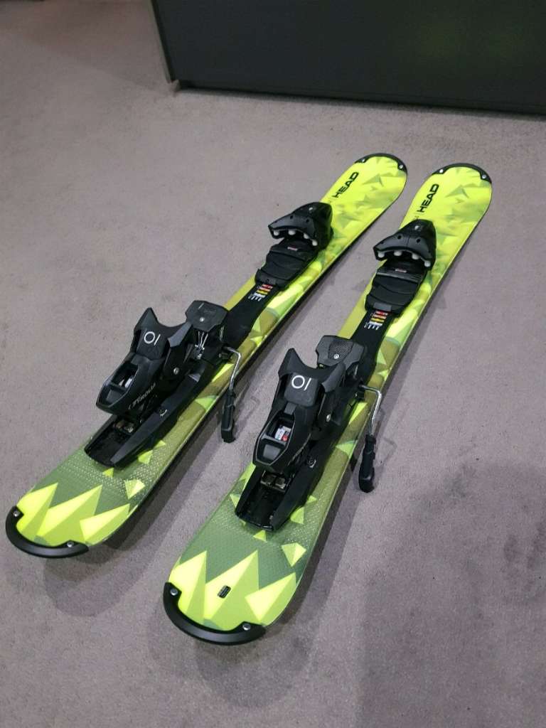 Wolf Funcarver Snowblades Head/Tyrolia Bindung Ski Blades Kurzski  Vollholzkern