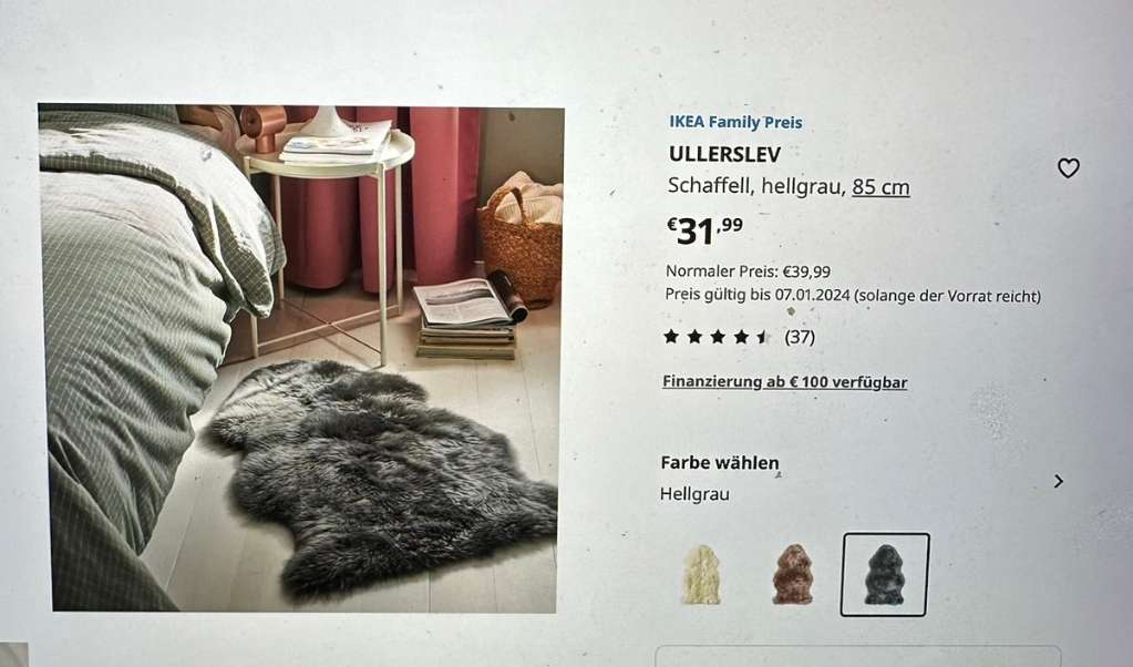 Schaffell Ikea