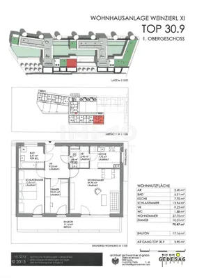 3-Zimmer-Wohnung mieten in Krems an der Donau – 79,8 m², € 1.212 – Bild 13 von 13