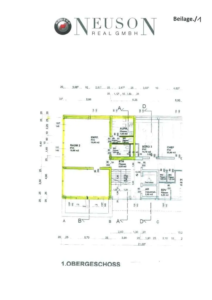 Helle, klimatisierte Büroflächen Thalheim bei Wels - Ansicht 3