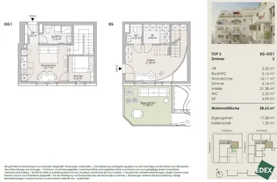 2-Zimmer-Wohnung kaufen in Wien – 58,62 m², € 275.000 – Bild 21 von 21