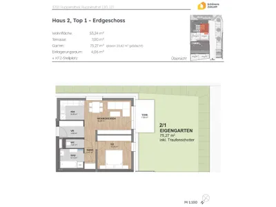 2-Zimmer-Wohnung mieten in Tulln – 53,24 m², € 626 – Bild 4 von 4