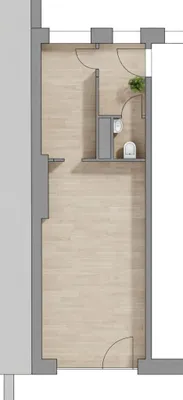 2-Zimmer-Gewerbeimmobilie mieten in Wien – 30 m², € 500 – Bild 7 von 8