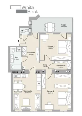 3-Zimmer-Wohnung kaufen in Wien – 84,9 m², € 499.000 – Bild 26 von 26