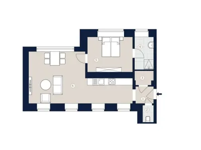 2-Zimmer-Wohnung kaufen in Wien – 53,44 m², € 469.000 – Bild 19 von 20
