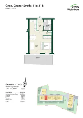 2-Zimmer-Wohnung kaufen in Graz – 45,49 m², € 267.404 – Bild 9 von 9