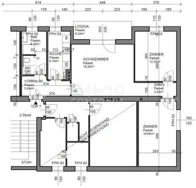 3-Zimmer-Wohnung kaufen in Wiener Neustadt Land – 67,97 m², € 149.500 – Bild 18 von 18