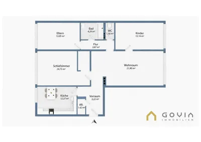 4-Zimmer-Wohnung kaufen in Braunau am Inn – 104 m², € 245.000 – Bild 21 von 21