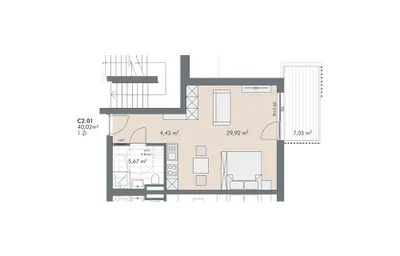1-Zimmer-Wohnung kaufen in Schwaz – 40,02 m², € 320.400 – Bild 8 von 8