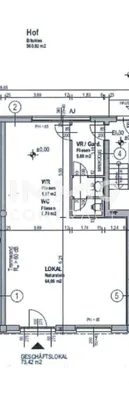 Gewerbeimmobilie mieten in Bruck an der Leitha – 71 m², € 803 – Bild 7 von 8