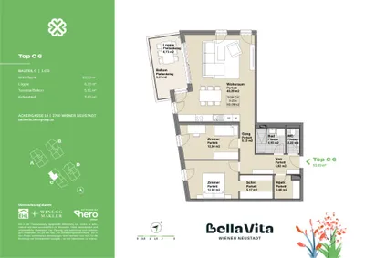Immobilie kaufen in Wiener Neustadt – 93,09 m², € 349.000 – Bild 27 von 27