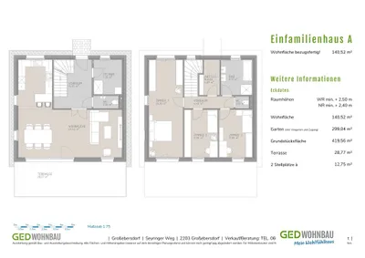 4-Zimmer-Haus kaufen in Mistelbach – 140,52 m², € 732.000 – Bild 2 von 4