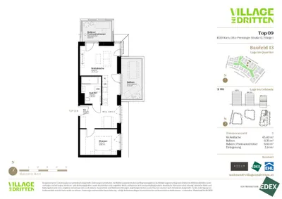 2-Zimmer-Wohnung kaufen in Wien – 45,34 m², € 388.000 – Bild 39 von 39