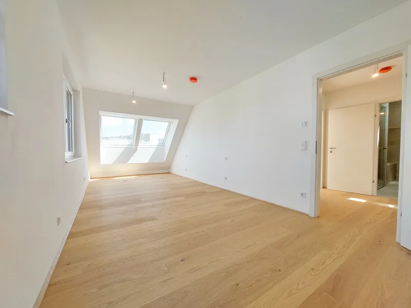 Nur 450m von der Alten Donau entfernt spielt dieses 3-Zimmer Dachgeschosswohnung alle Stücke - Widok 3