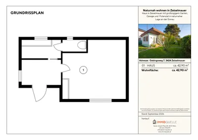 Haus kaufen in Tulln – 42,9 m², € 229.000 – Bild 14 von 15