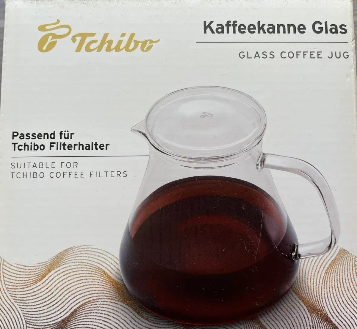 Kaffeekanne Glas m. Deckel Tchibo, € 10,- (8054 Graz)