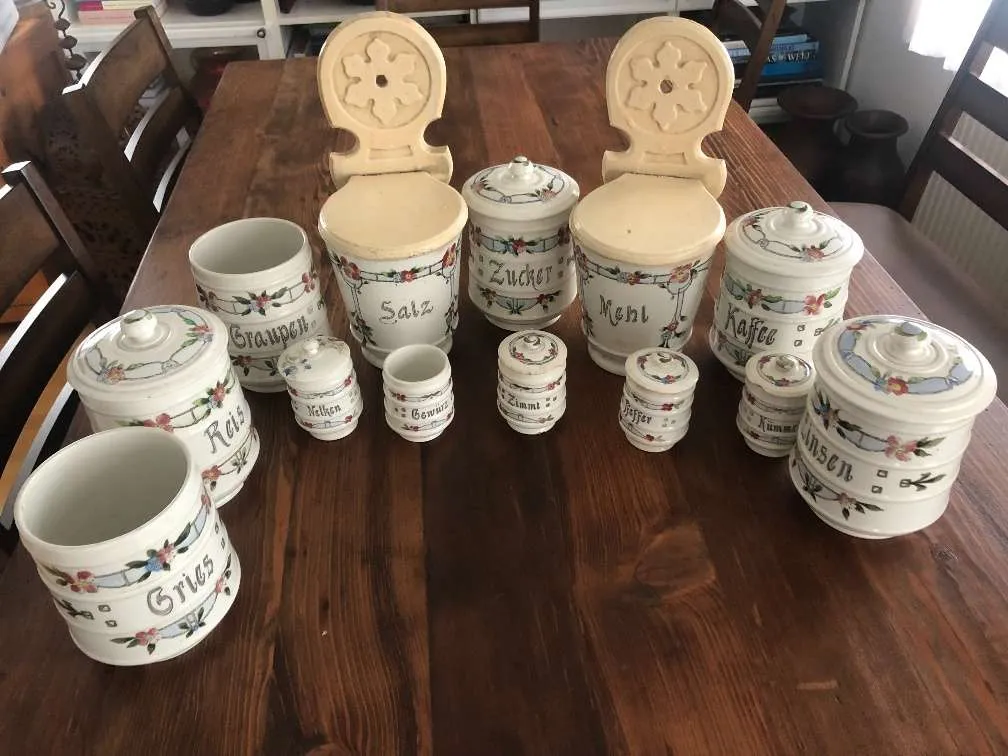 Vintage Gewürzgefäße ca. 130 Jahre alt, € 189,- (1220 Wien)